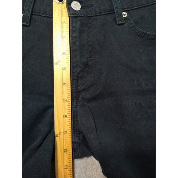 Levis 550 Jeans Womens 6 Short Black Denim Relaxed Boot Cut Western Cowgirl Y2K - Picture 4 of 8